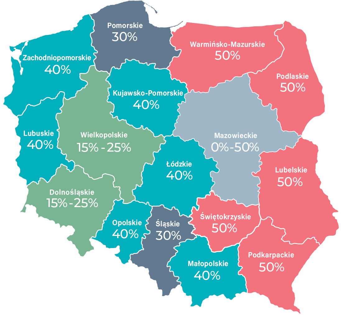 mapa pomocy regionalnej